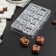 Form for chocolate and sweets “in square”, 10 cells, 20 × 12 × 2.5 cm, cell 3 × 3 cm