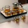 A set for the tea ceremony 9 items, for 6 people, a cup, a kettle, an hour