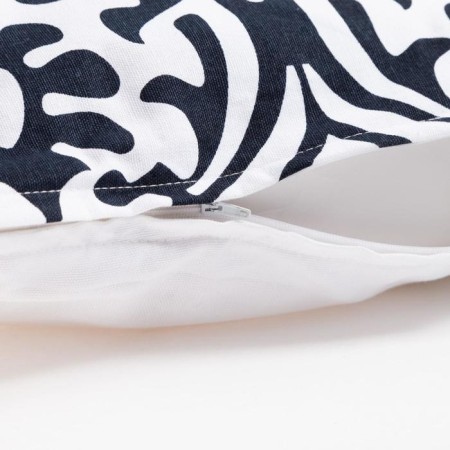 Decorative pillowcase 40x40 cm, Monograms Black, 100% cotton-1