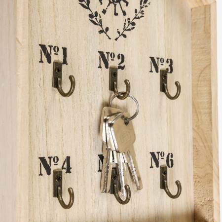 Decorative hooks 6 hooks "House with keys" 30x20x2.6 cm-2
