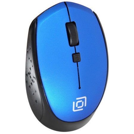 Mouse call 488MW Black/Blue optical (1600DPI) Wireless USB for laptop (4but)-4