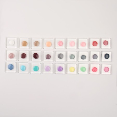 Glow in the Dark, 3 phase, 8 ml, LED/UV nail polish, luminescent, purple-pink color (33)-13