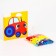 Painting Pompones "Tractor", 20 x 20 cm