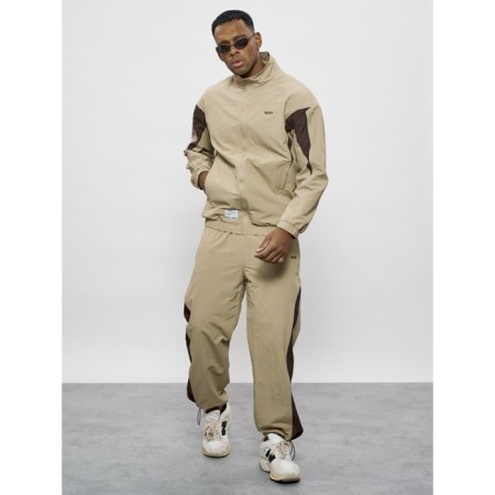 Sports suit men's, size 52, beige color-11