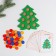 Mosaic "Emergency Christmas tree" with cards in a bag