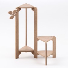 Stage-Column for Flower Flower Flora 49x36x26 cm, for decoration