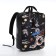 A backpack - a bag, Erich Krause, a wallet from textiles, artificial leather, black color