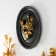 Panel Interior Polystone "Golden Roses" black 18x3x23 cm