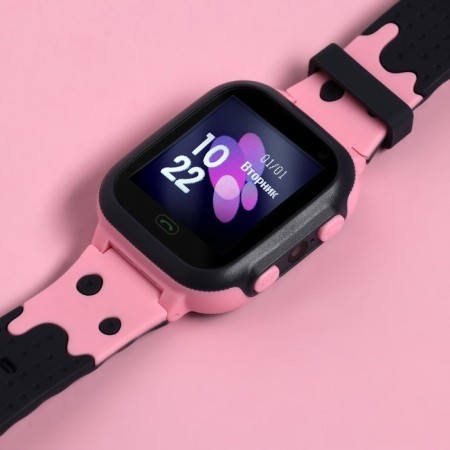 Children's smart hours Windigo AM-15, 1.44 ", 128x128, SIM, 2G, LBS, camera 0.08 MP, pink-3