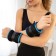 Tears of neoprene onlytop, 2 pcs. x 0.5 kg, black/blue color