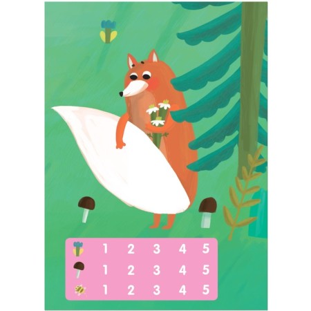 Tasks and tasks for kids. Squirrel in the forest-2