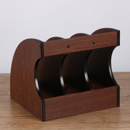 Vertical organizer, 3 sections, with otw with a box, 26*26*24cm-3