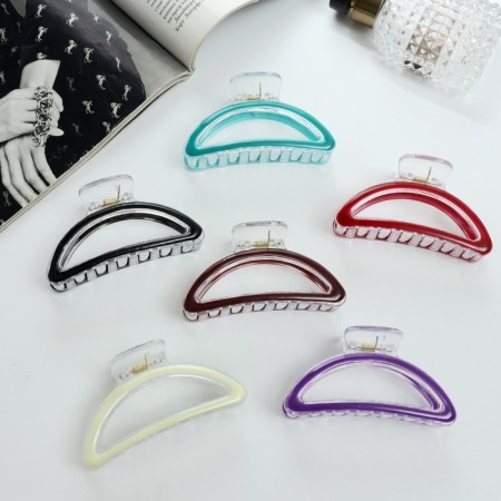 Hair crab "Lila" arc, 9 cm, mix-1