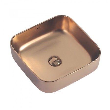 ABBER RECHTECK AC2211MRG shell, patch, 385x385x135 mm, pink gold, matte 1055278-2