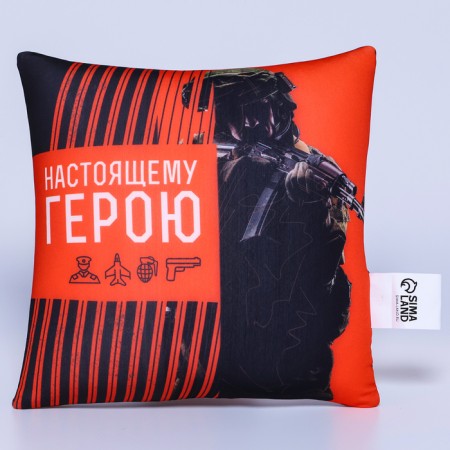 Antistress pillow "Real Hero", 20 x 20 cm-1