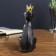 Polystone souvenir "Black cat in the Golden Crown" 19.5x8.5x7.5 cm