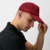 Baseball cap with minaku grid, burgundy color, size 56-58