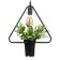 Lamp Bayerlux "Triangle" Black 1x40W E27 12x34x48 cm