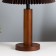 Sandr table lamp E27 40W brown 31x31x45 cm Risalux