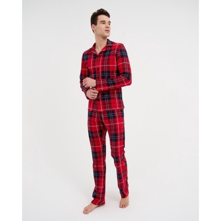 Pajama men's kaftan "Christmas" R.56-14