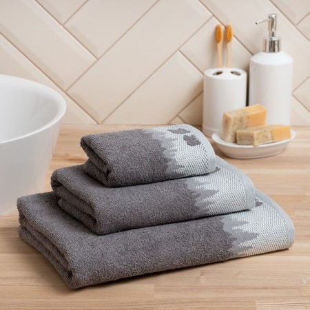 Trick Lovelife "Winter Dream" 30x60 cm, gray, 100% cotton, 400 g/m2-1