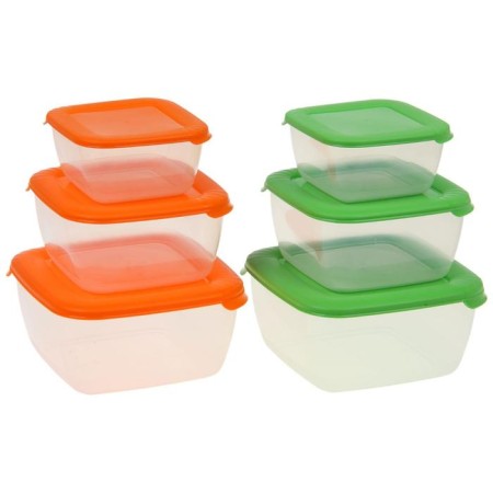 A set of food containers "Light", 3 pcs: 460 ml, 950 ml, 1.5 l, color mix-4
