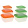 A set of food containers "Light", 3 pcs: 460 ml, 950 ml, 1.5 l, color mix