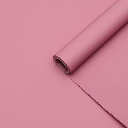 Flower film tinted, matte, Marsala, 0.5 x 10 m, 65 μm-1