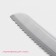 Knock for bread of the share of Sparkle, blade 20 cm, white color