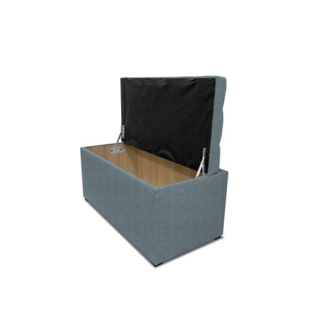 Puff with a lid and weighting, 800 × 400 × 420 mm, Solta Rogozhka, Navy color-3