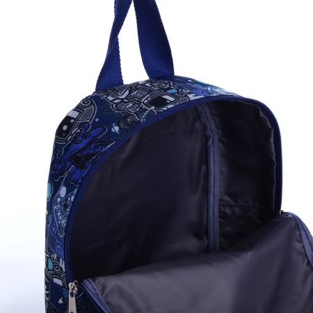 Baby backpack on lightning, blue color-5