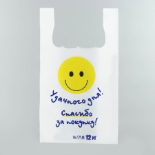 T -shirt package, polyethylene 