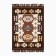 Carpet Ethel "Ethnic" 60*90 cm, 50% polychlines, 50% acrylic, 1100 g/m2