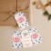 Postcard-Shildik for the gift "New Year", 5 x 9 cm, New Year