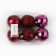 Christmas balls New Year, for the New Year, d = 6 cm, 6 pcs., Wine color