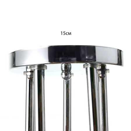 Avietta chandelier 5he27 40W chrome 67x67x26 cm Bayerlux-5