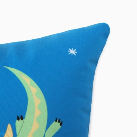 Pillow Ethel "Dragons" 40x40 cm, 100% p/e, velor-1
