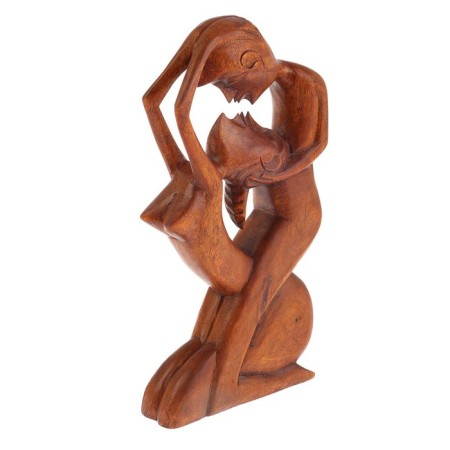 Souvenir tree "couple pleasure" brown color 30x15x4 cm-3