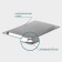 Gastrootiness 1/1 of stainless steel, 20 mm, 53 × 32.5 × 2 cm, thickness 0.8 mm
