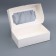 Gift folding box with a window, packaging, "the most beautiful", 25 x 15 x 7 cm