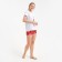 Homemade female kit "A cup kitten" (T -shirt/shorts), white/red color, size 44