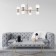 Ceiling Lamp Eurosvet Bubble 30182/8, E27, G9, 8x20W, 1000x760 mm, brass color