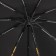 Automatic “plain” umbrella, with a flashlight, rotating pen, 3 additions, 10 spokes, r = 52 cm, black color is black