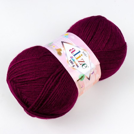 Yarn "Sekerim Bebe" 100% acrylic 320m/100g (304)-1