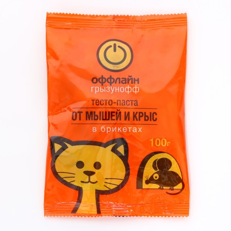Briket dough from rodents "Grazunoff", 100 g-3