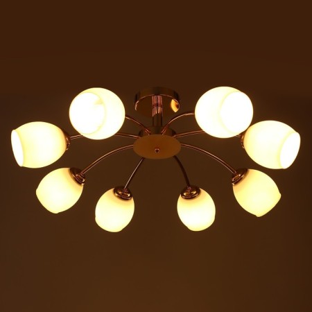 Ninel chandelier 8x60W E27 gold 65x65x22cm.-2