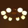 Ninel chandelier 8x60W E27 gold 65x65x22cm.