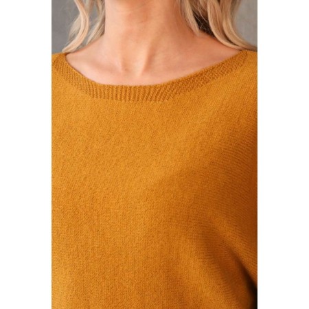 Female jumper, size 48, mustard color-1