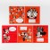 Notebook in a cage 12 sheets, 5 types of mix, cover coated cardboard, Minnie Mouse
