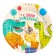 A set of paper utensils "Dinosaurics", 10 glasses, 10 plates